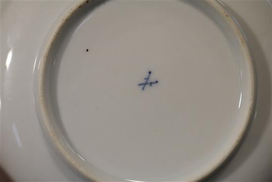 A Meissen 71-piece part breakfast service, circa 1910,